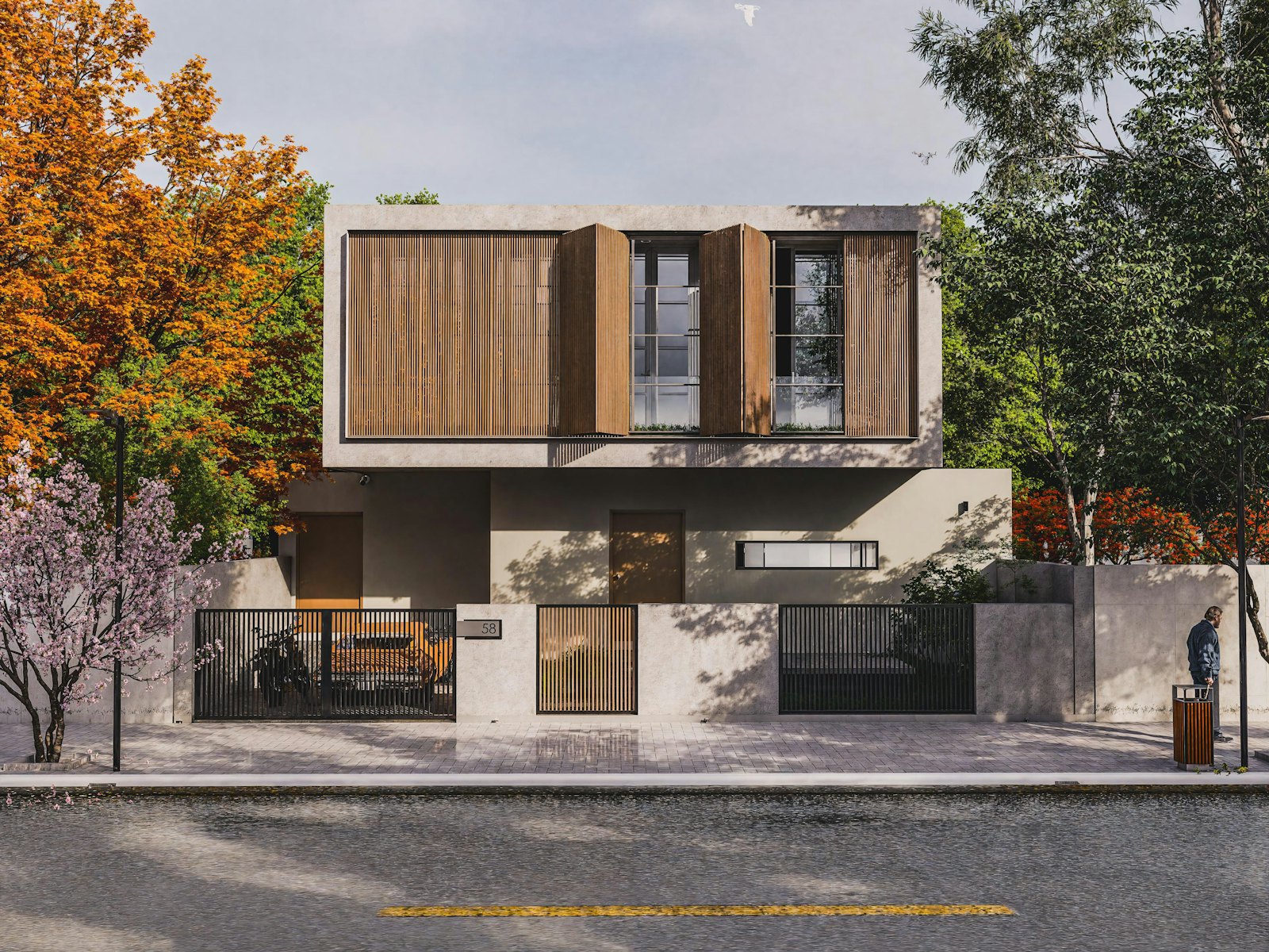 gevelrenovatie met crepi voorbeeld 2